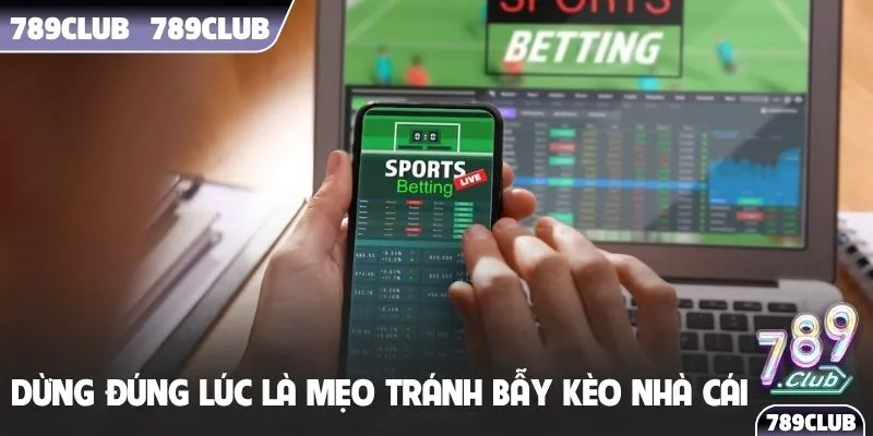 Dừng đúng lúc là mẹo tránh bẫy kèo nhà cái