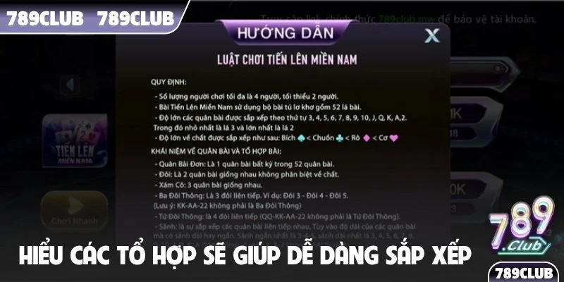 Hiểu các tổ hợp sẽ giúp người chơi dễ dàng sắp xếp